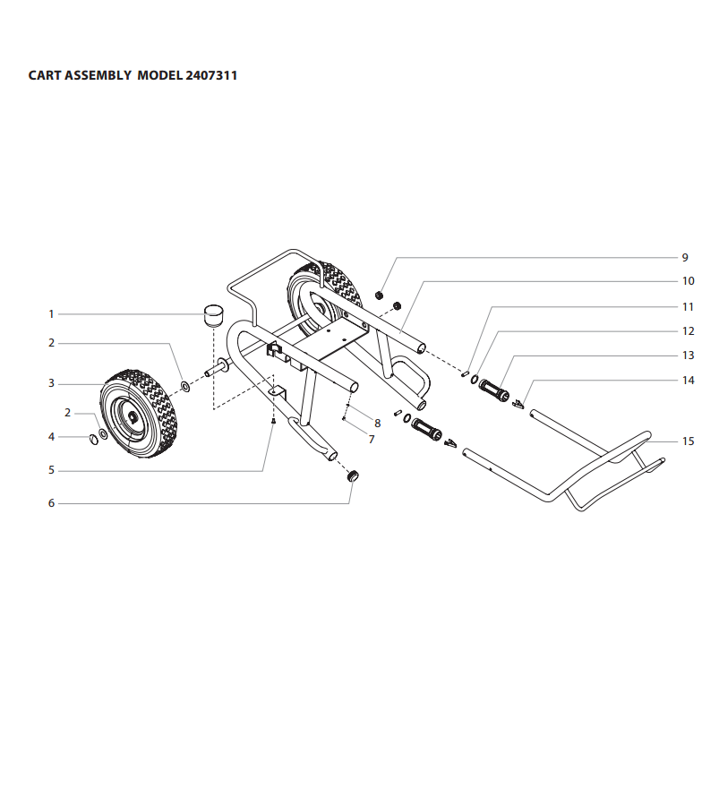 Elite 4500 Cart Assembly (2407311) Parts